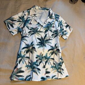 Tropical Palm Tree Print Shirt